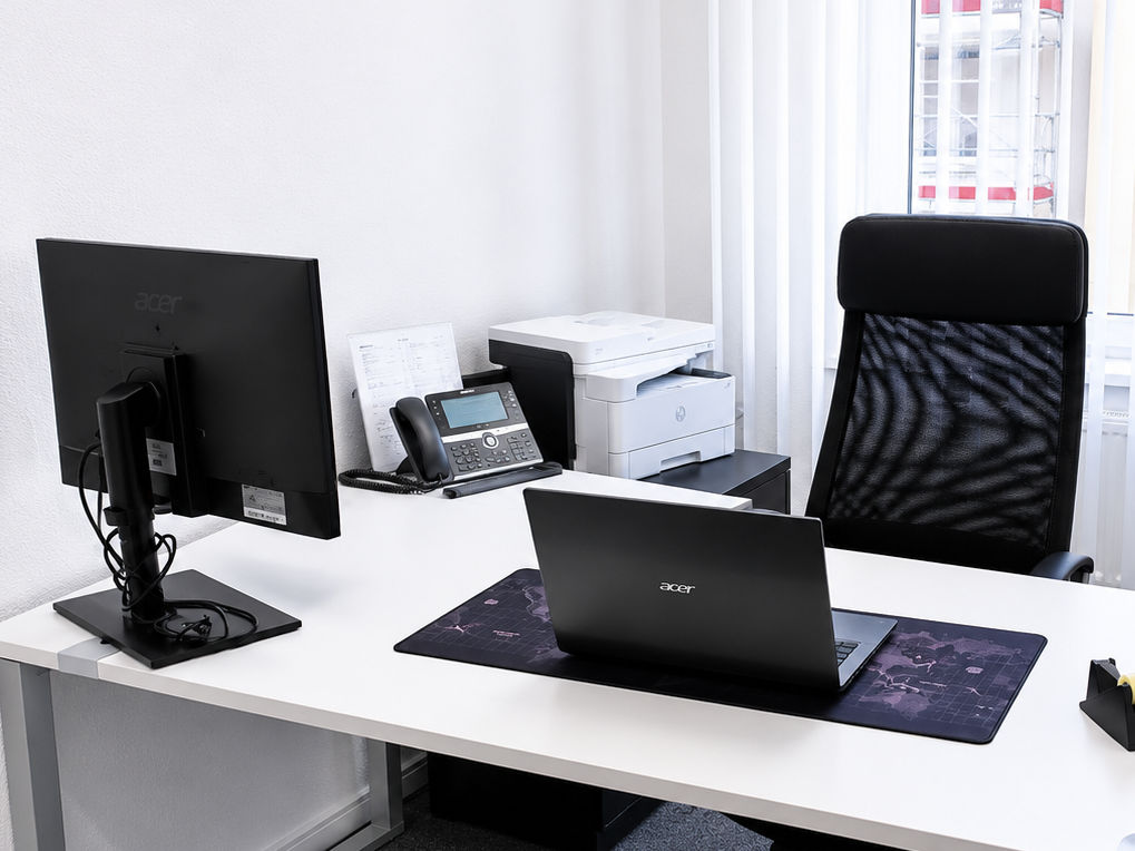 Detailansicht Arbeitsplatz